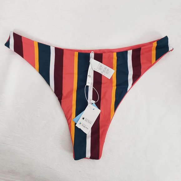 CUPSHE HI-CUT CHEECKY BIKINI SWIM BOTTOMS SIZE XXL - Picture 3 of 4